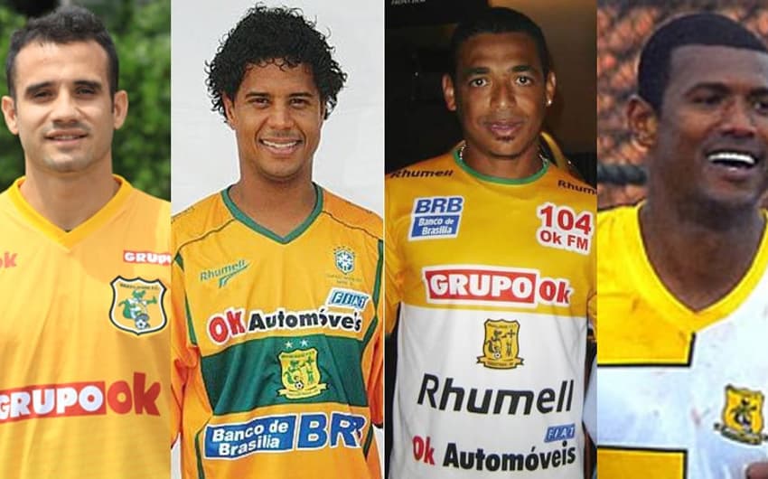 Maikon Leite, Marcelinho Carioca, Vampeta e Júnior Baiano são alguns dos nomes famosos que já jogaram pelo Brasiliense. Confira a lista do LANCE!