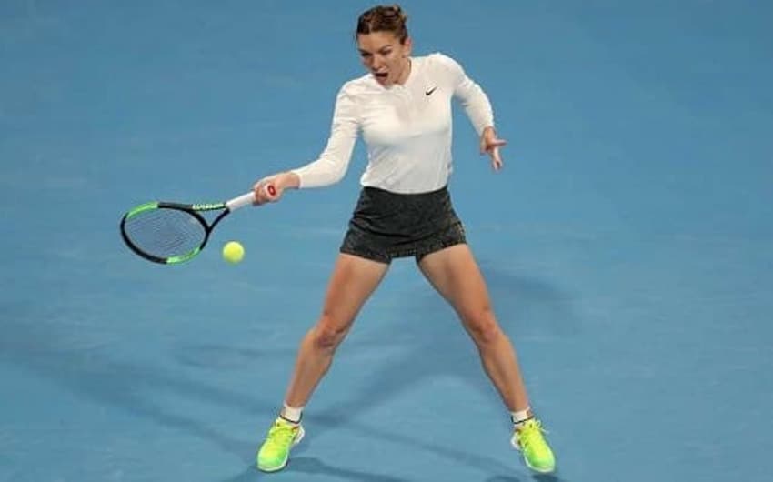 Simona Halep no WTA Premier de Doha em 2019