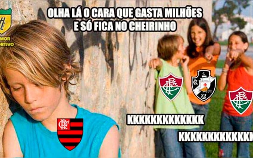 Flamengo é alvo de zoações após derrota e eliminação para o Fluminense