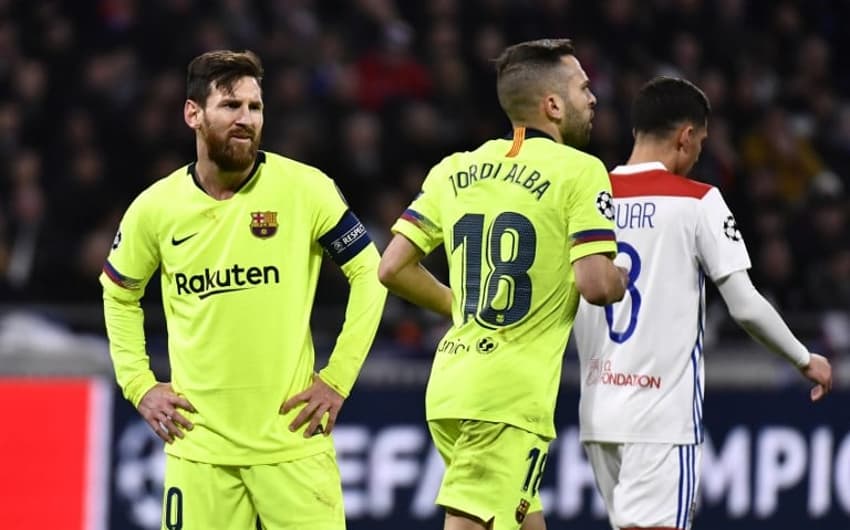 Messi - Lyon x Barcelona