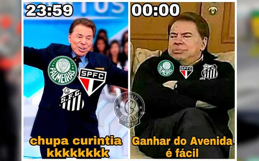 Os melhores memes da vitória do Corinthians sobre o Avenida