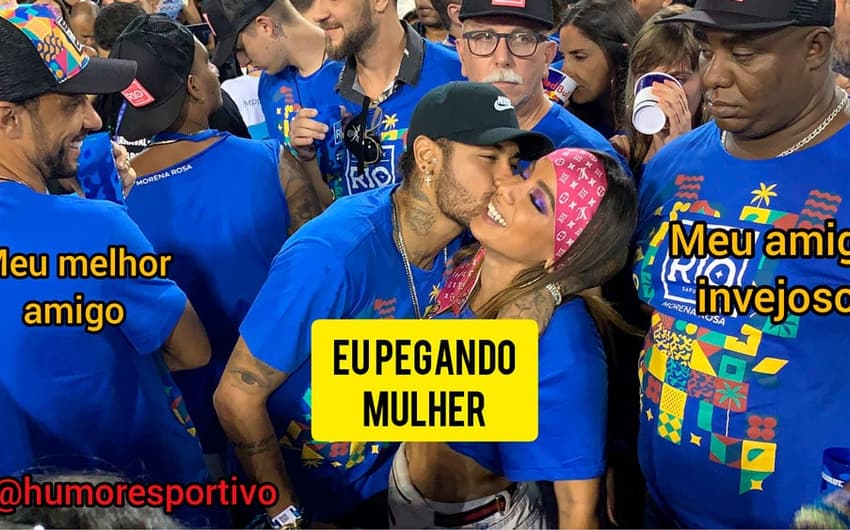 Imagens de Anitta e Neymar inspiram memes