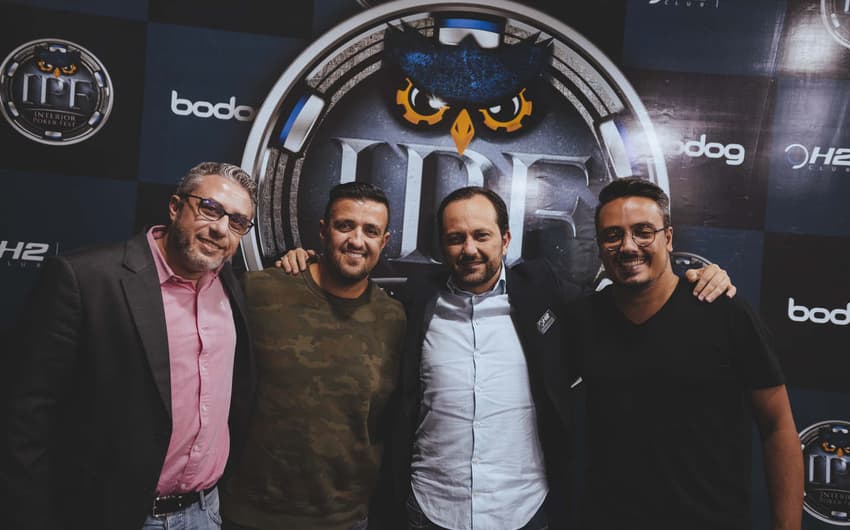 Rodrigo Kubitza, André Akkari, Robinson Quiroga e Ueltom Lima durante o IPF 2019, em Campinas