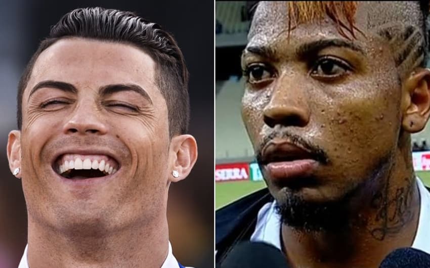 Montagem Cristiano Ronaldo e Marinho