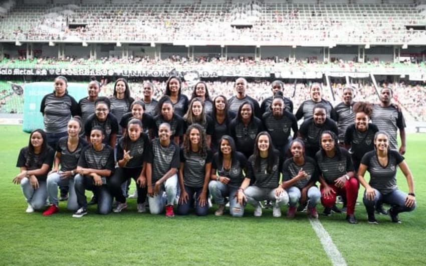 As moças atleticanas farão sua primeira apresentação oficial em 2019