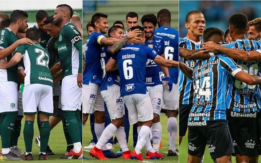Montagem - Goiás, Cruzeiro e Grêmio