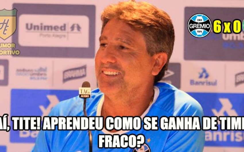 Memes: Juventude 0 x 6 Grêmio
