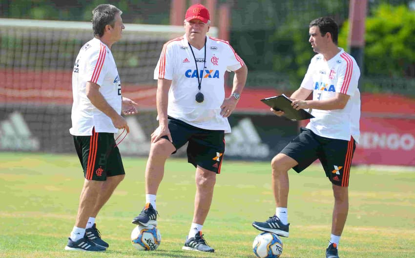 Leomir, Abel Braga e Fábio Moreno