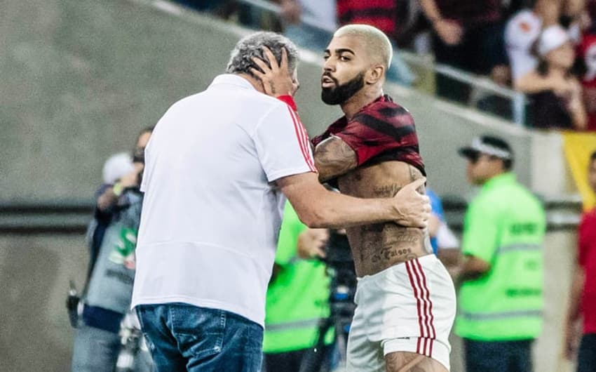 Flamengo x Fluminense - Gabigol e Abel