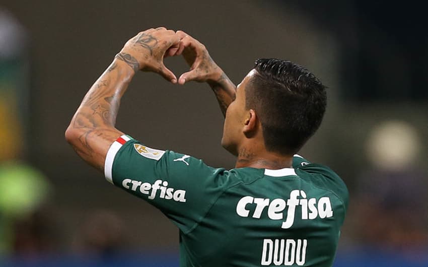 Dudu foi o principal jogador do Palmeiras na vitória sobre o Junior Barranquilla