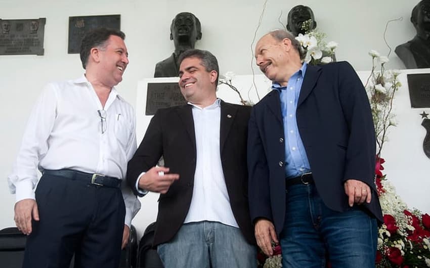 Marcelo Teixeira, Orlando Rollo e Peres - Santos