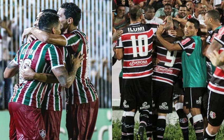 Montagem Fluminense e Santa Cruz