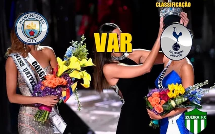 Champions League: os memes da classificação do Tottenham sobre o Manchester City
