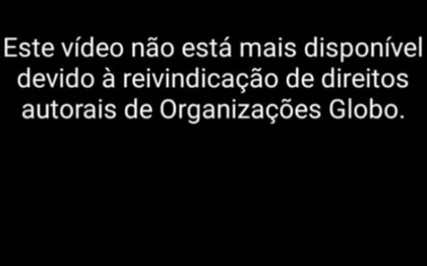 Globo reivindicou ao YouTube para interromper transmissão pirata de CSA x Palmeiras