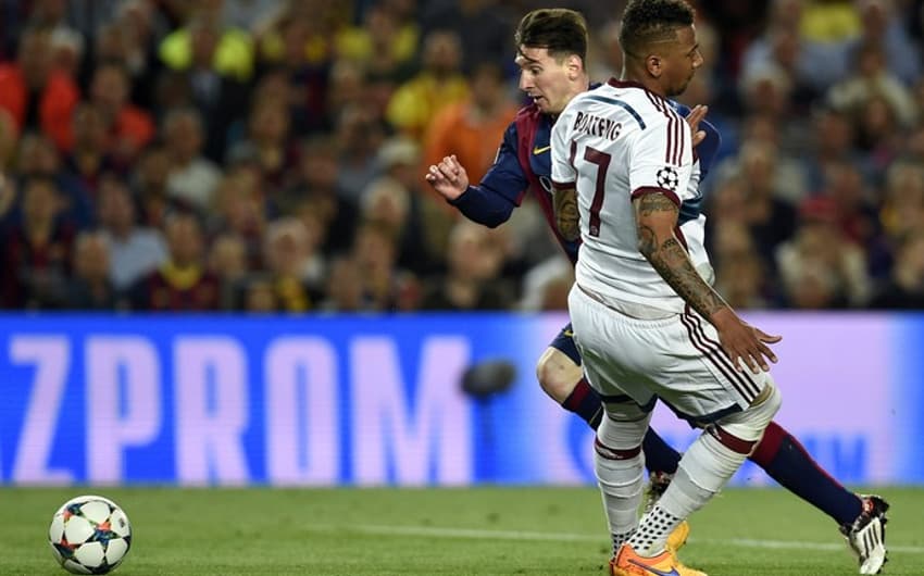 Messi e Boateng - Barcelona x Bayern 2015/16