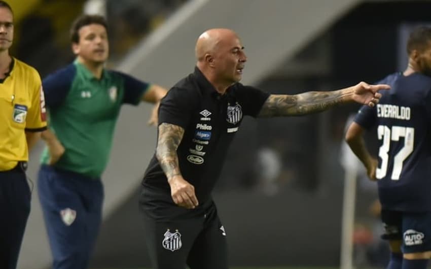 Santos x Fluminense - Sampaoli