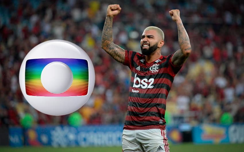 Montagem - Flamengo e Globo