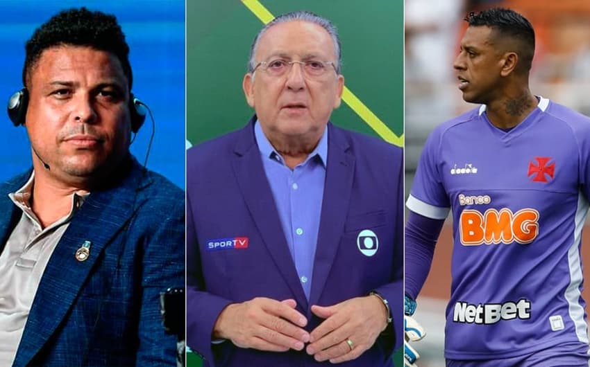 Montagem - Ronaldo, Galvão e Sidão