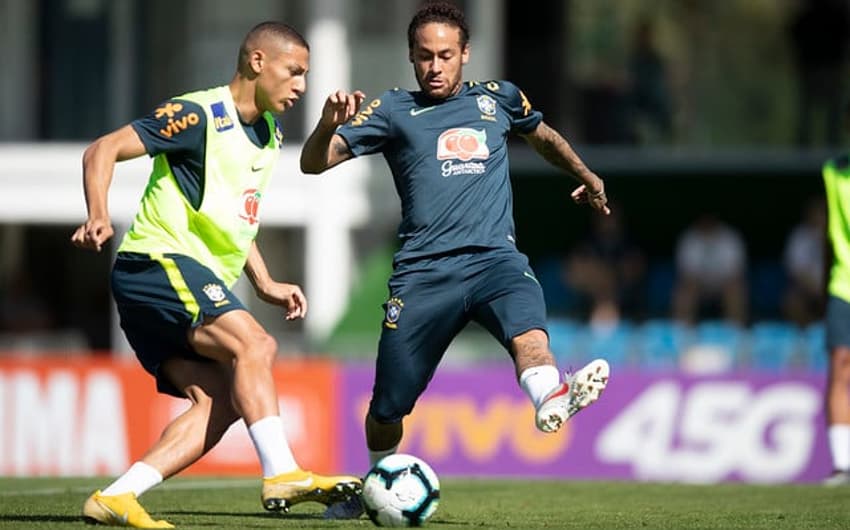 Neymar Treino Seleção Copa América 26.05
