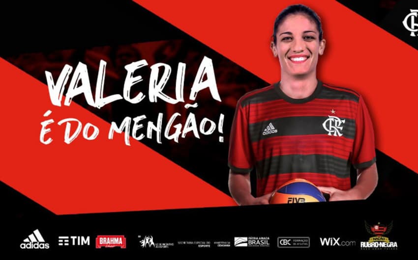 Valéria Papa, ex-Scandicci, foi anunciada pelo Flamengo