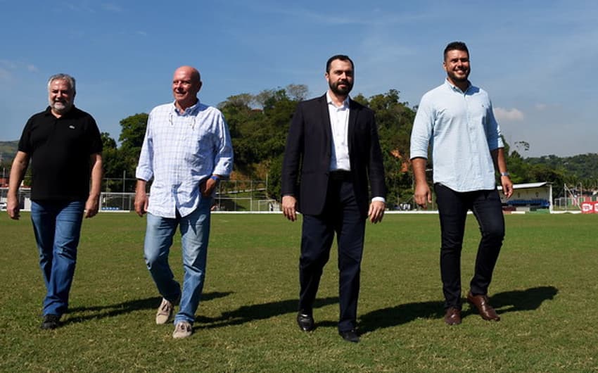 Dirigentes da base do Fluminense