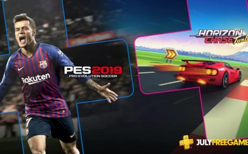 PES 2019 e Horizon Chase Turbo são os jogos gratuitos da PS Plus de julho