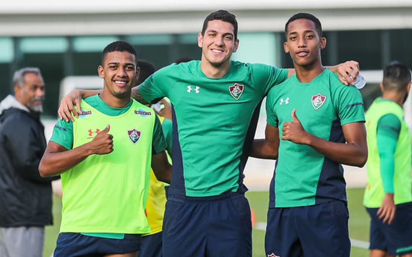 Brenner, Nino e João Pedro - Fluminense