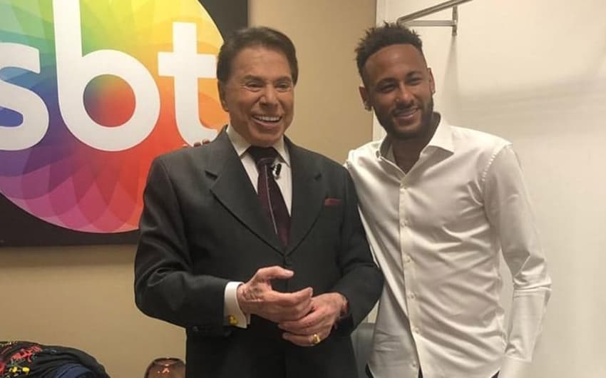 Silvio Santos e Neymar