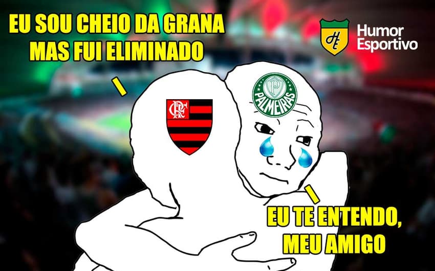 MEMES: o adeus de Palmeiras e Flamengo na Copa do Brasil