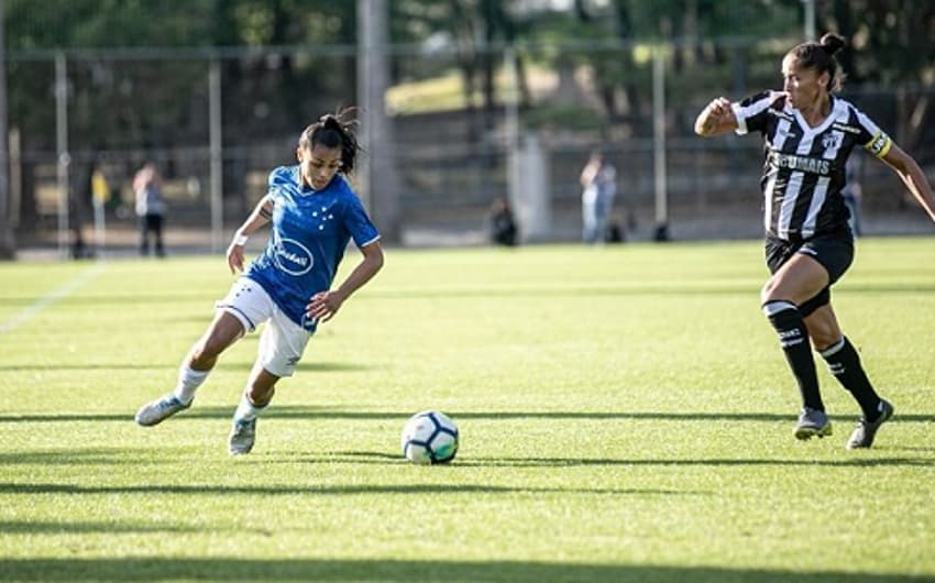 As meninas do Cruzeiro já chegaram na elite do futebol feminino em sua primeira temporada