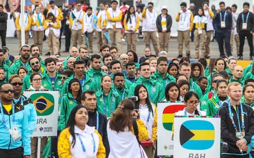 Cerimônia da Bandeira - Pan-Americano Lima