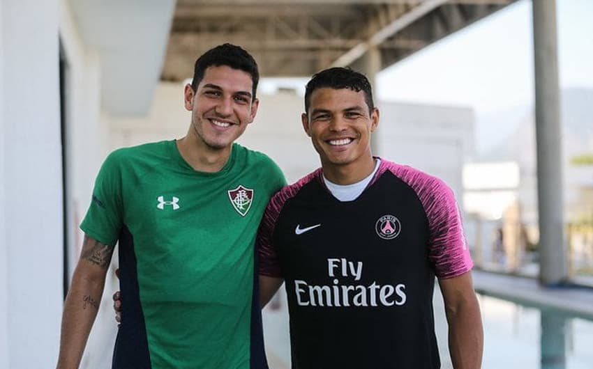 Nino e Thiago Silva