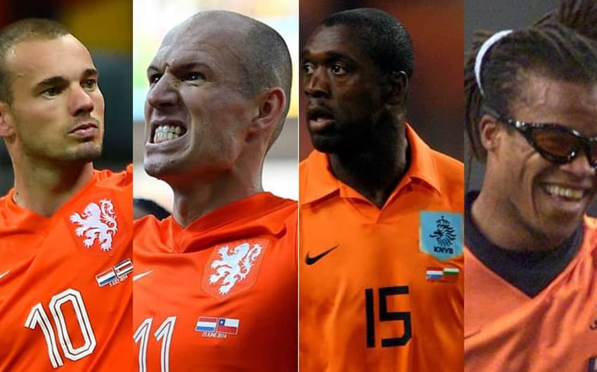 Sneijder, Robben, Seedorf e Davids são alguns dos craques holandeses que se aposentaram nos últimos 10 anos. Confira a lista: