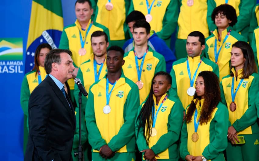 Bolsonaro - Medalhistas do Pan