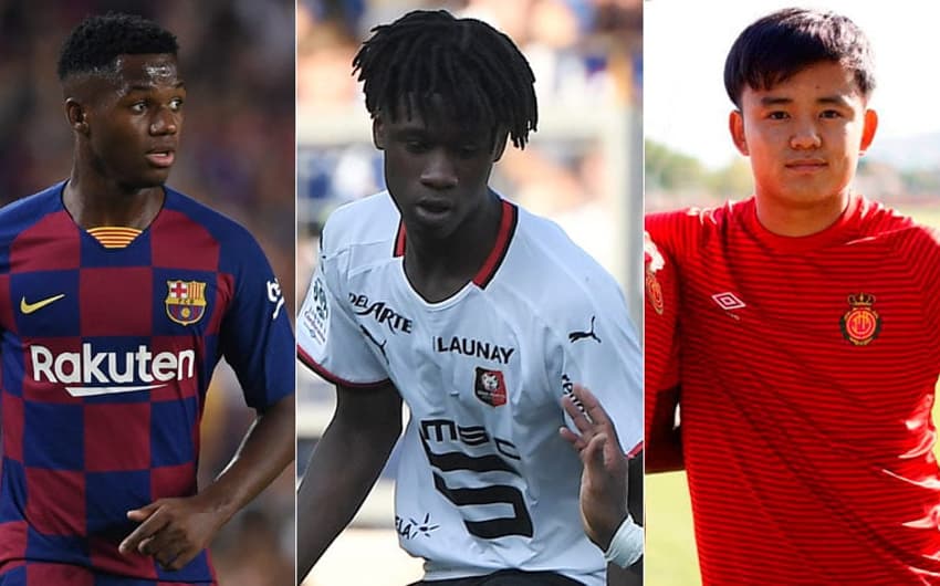 Ansu Fati, Eduardo Camavinga e Takefusa Kubo são alguns dos jovens em ação na temporada europeia. Confira 10 nomes que podem brilhar no Velho Continente: