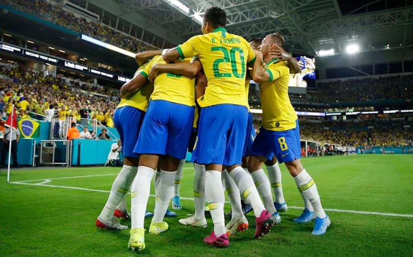 Brasil x Colômbia - Comemoração