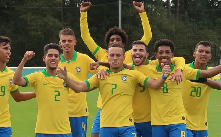 Peglow marca golaço e encerra amistosos do Brasil na Inglaterra como o principal artilheiro da seleção sub-17