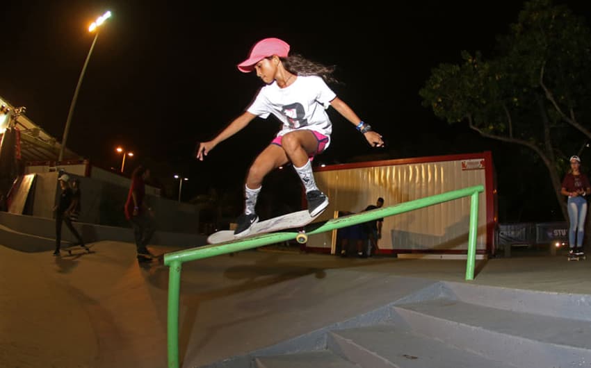 Rayssa Leal, 11 anos, segunda colocada no ranking olímpico de skate street