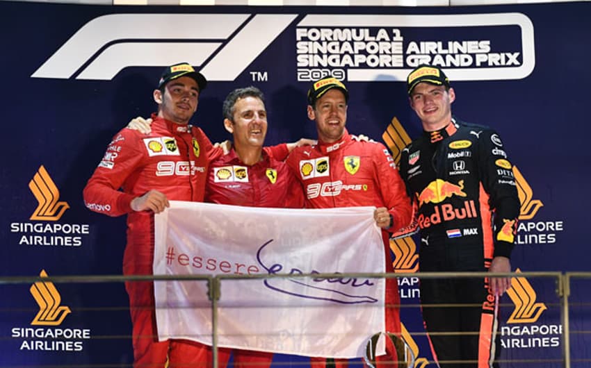 Vettel - Ferrari - F1 Singapura