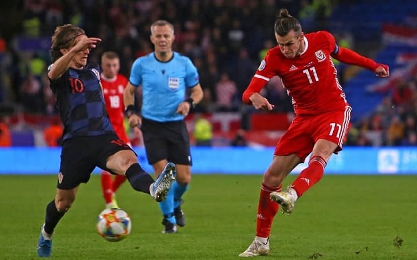 Bale e Modric - Gales x Croácia