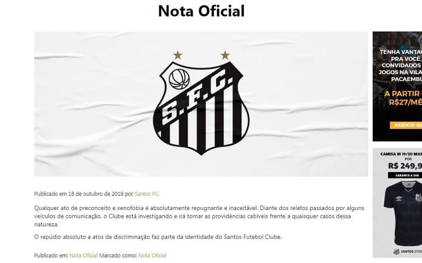 Santos - Nota