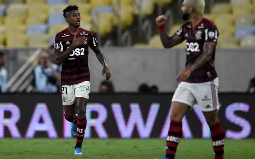 Flamengo x Grêmio - Bruno Henrique e Gabigol
