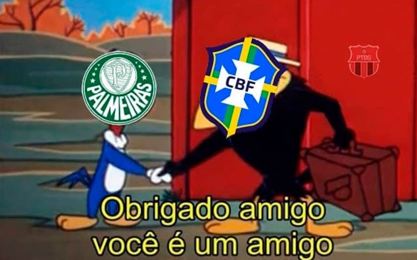 Meme: Palmeiras e o VAR contra o Avaí