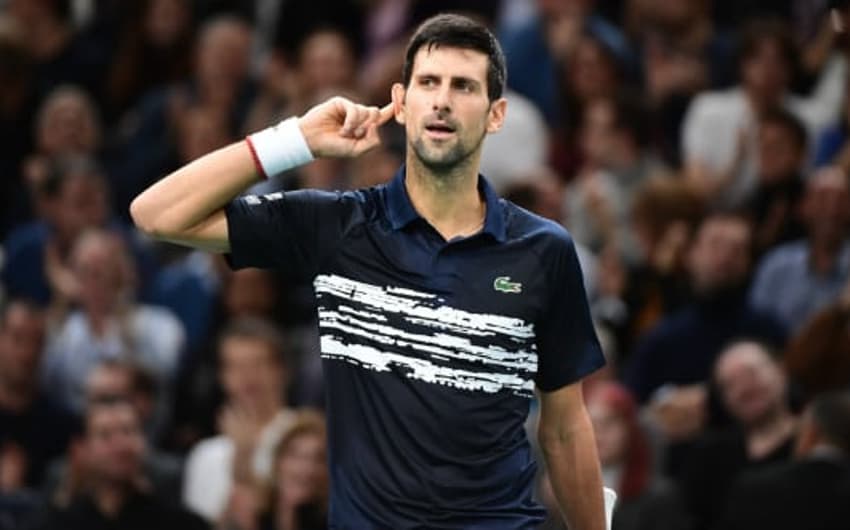 Novak Djokovic em Paris-Bercy