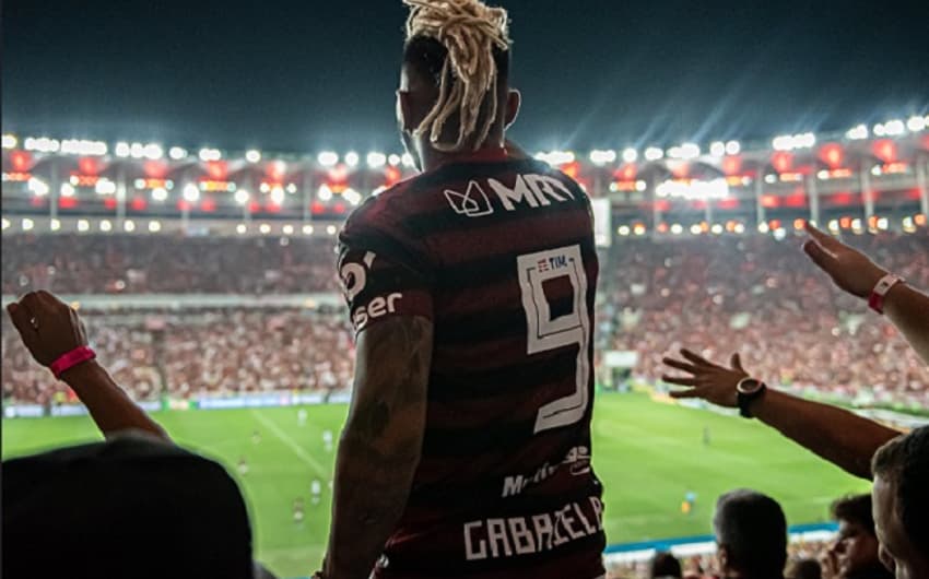 Imagens de Gabigol pelo Flamengo