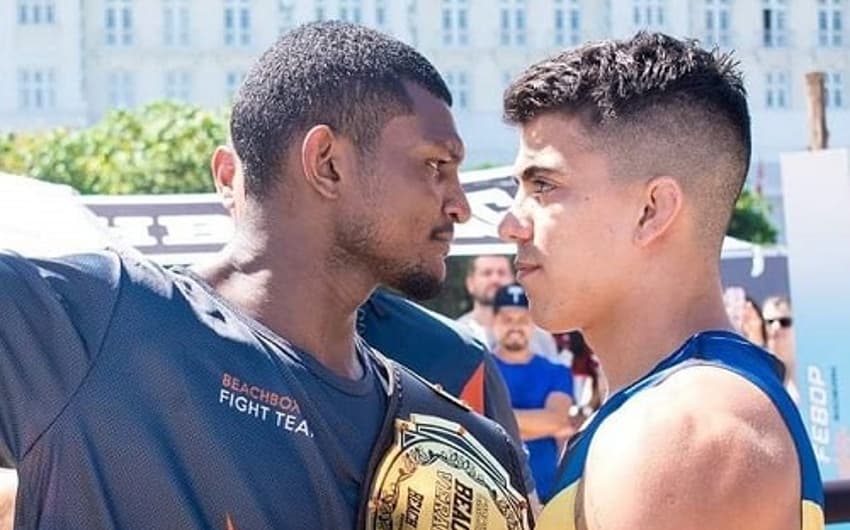 Juscelino e Roldan vão fazer a superluta internacional pela disputa de cinturão em Ipanema (Foto: Divulgação/FEBOP-RJ)
