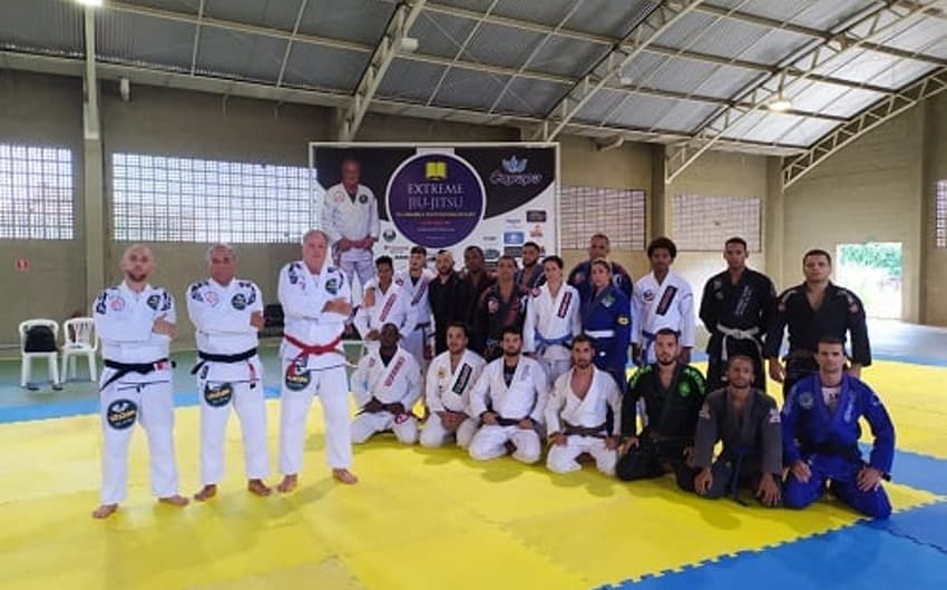 Seminário em Pádua aconteceu nesta semana para divulgar o Jiu-Jitsu (Foto divulgação)