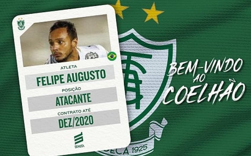 Felipe Augusto é o quarto reforço do Coelho para a temporada