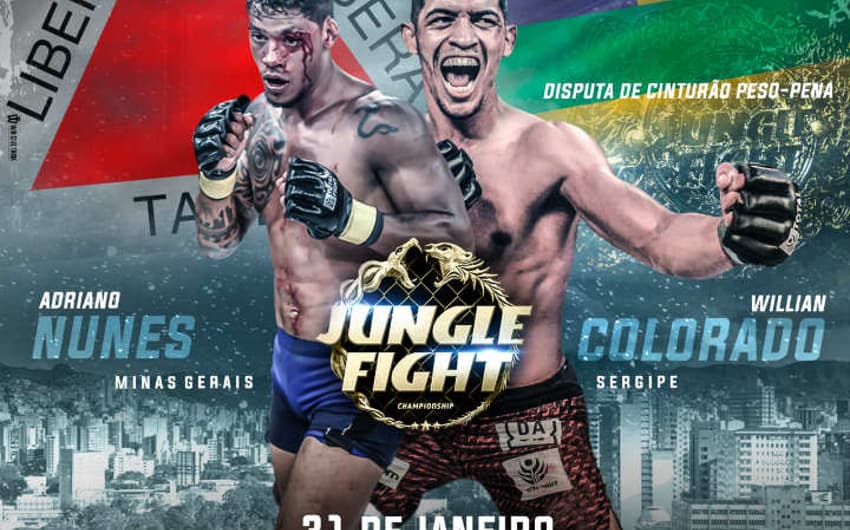 Jungle Fight realiza primeira edição do ano na cidade de Contagem