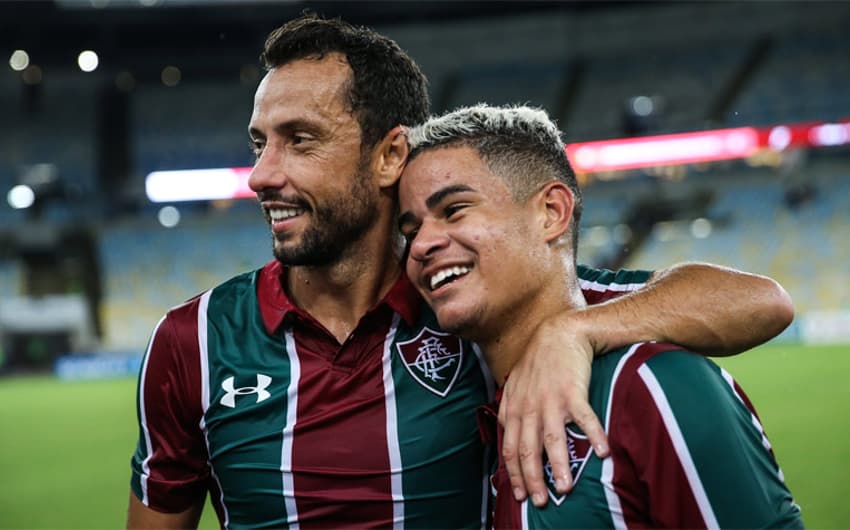 Fluminense x Portuguesa - Nenê e Miguel
